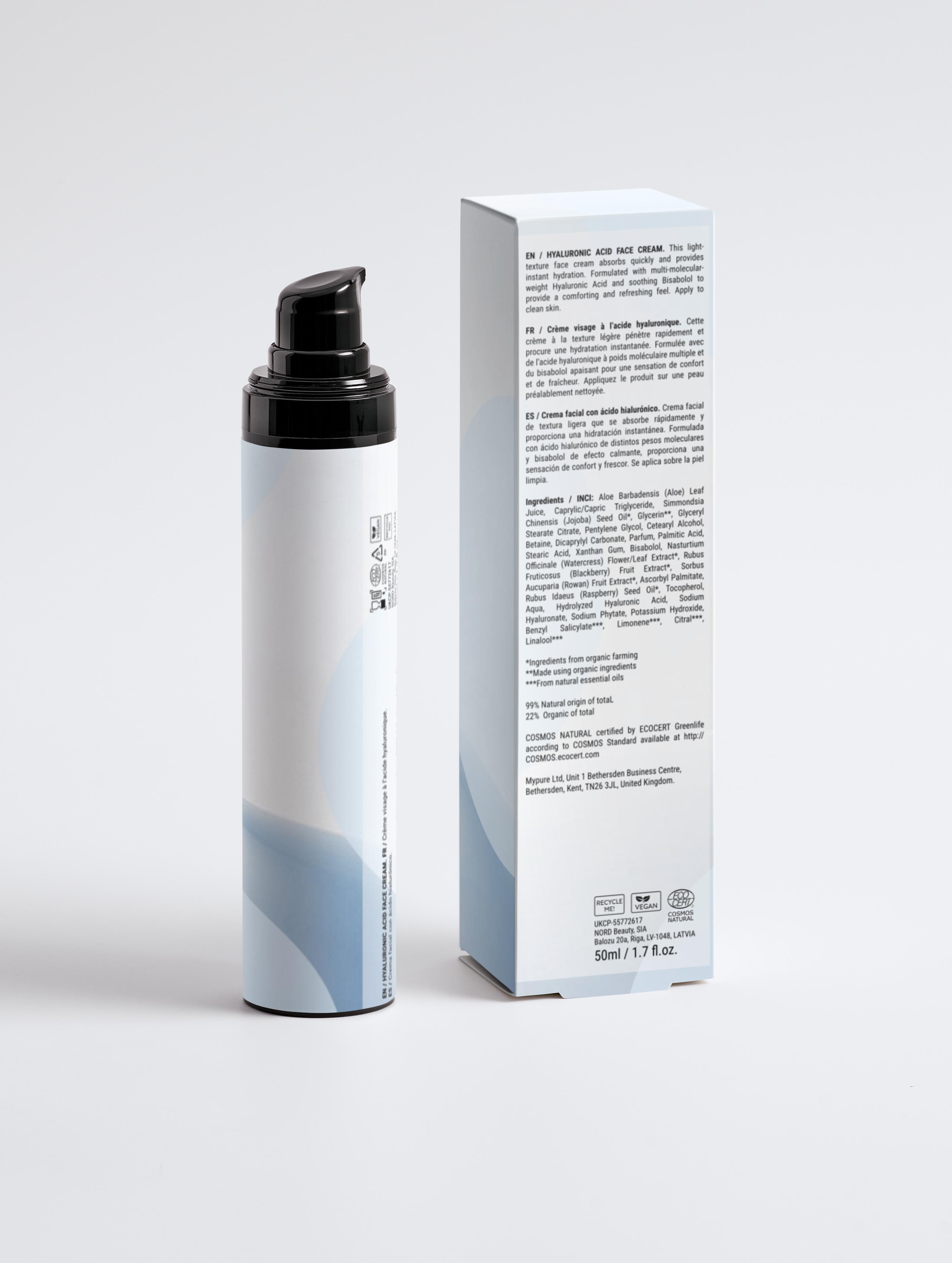 Hyaluronic Acid Face Cream for Men
