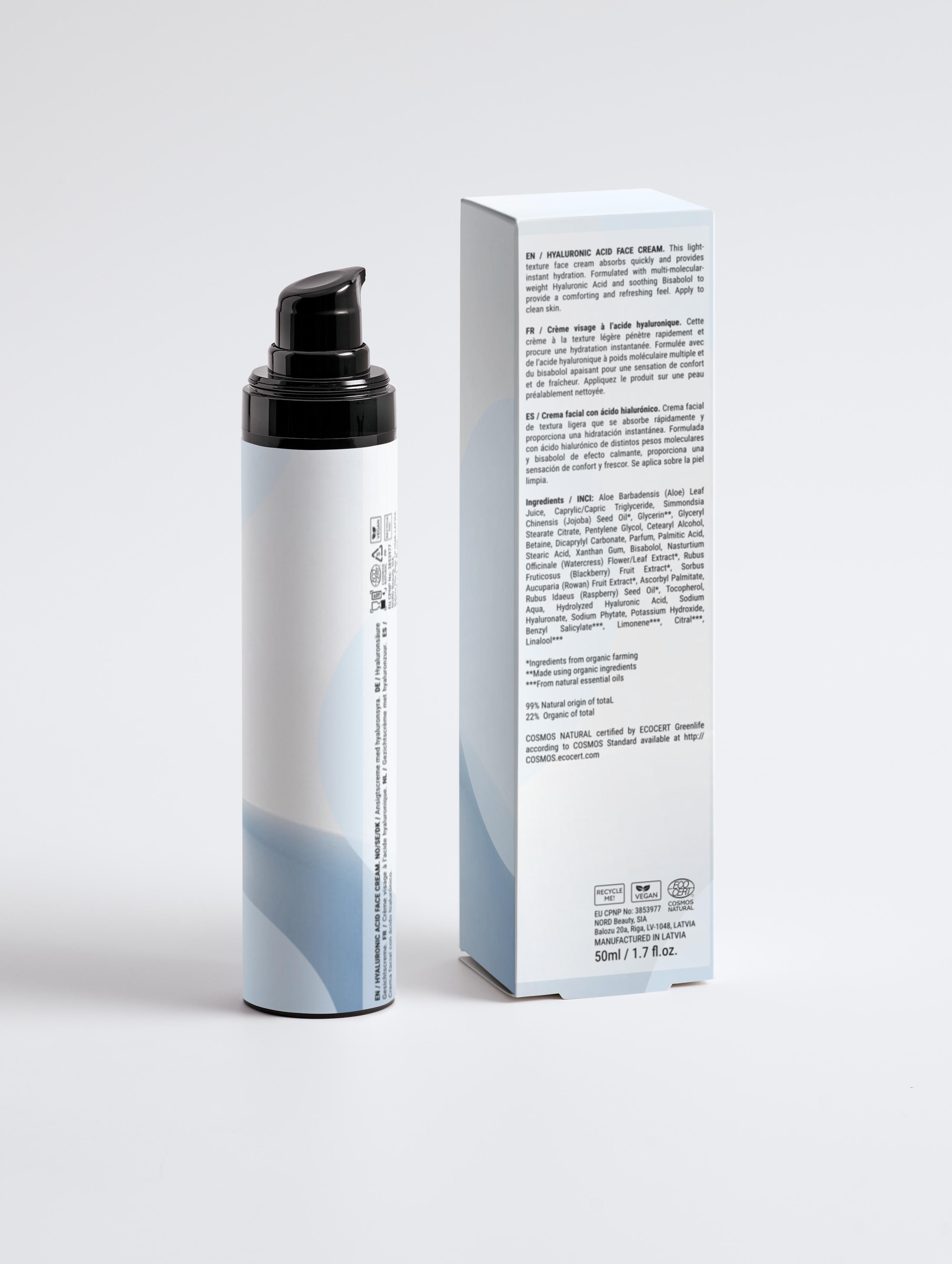 Hyaluronic Acid Face Cream for Men
