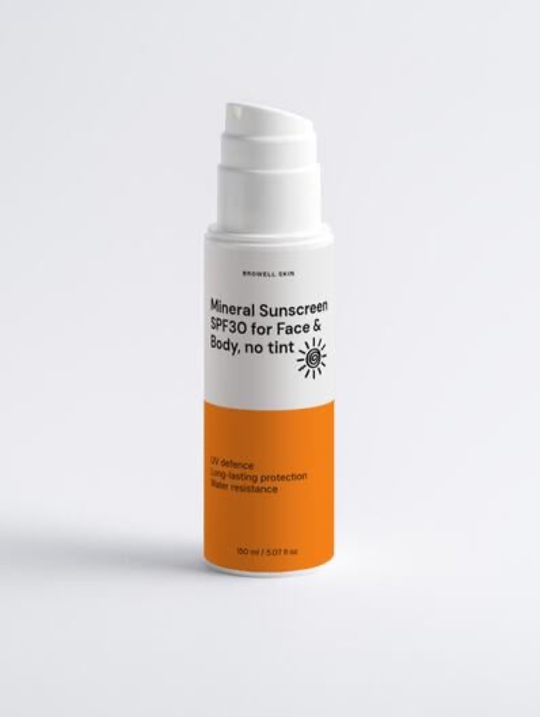 Mineral Sunscreen SPF30 for Face & Body, no tint